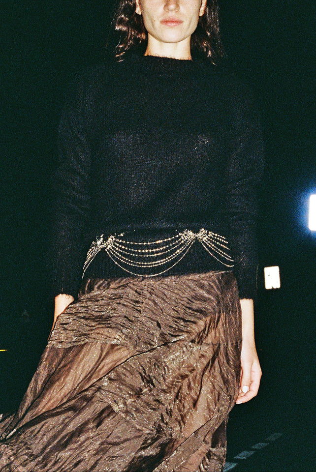 Everyday Jumper - Black Mohair