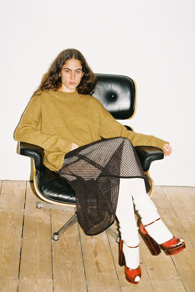 Super Relaxed Jumper - Caramel Mohair