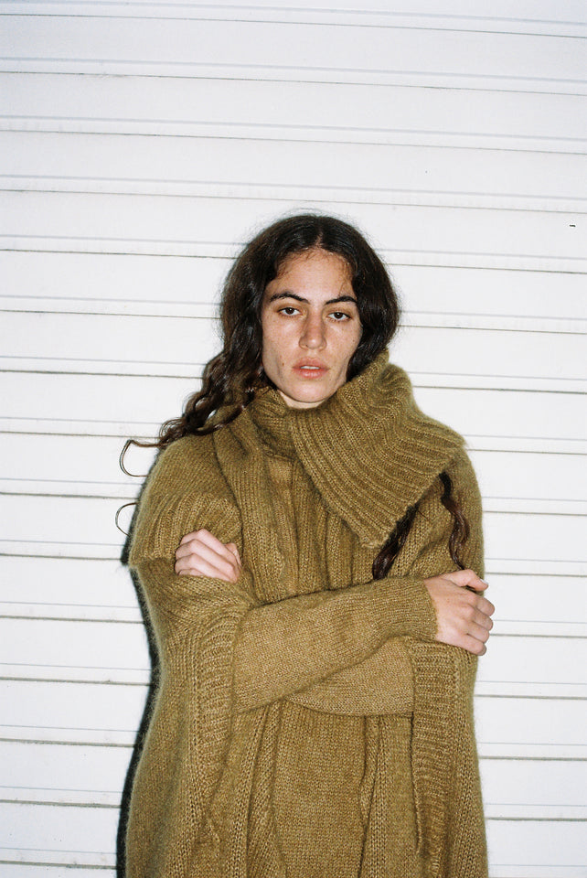The Scarf - Caramel Mohair