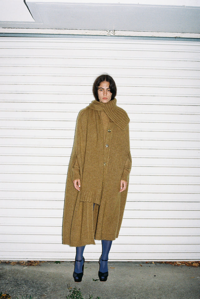 The Scarf - Caramel Mohair