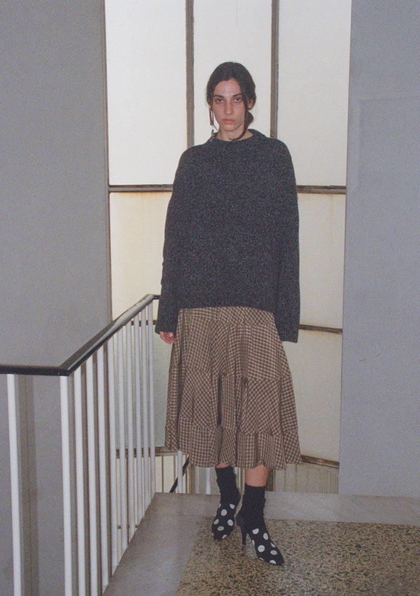 Twirl Skirt - Grunge Check