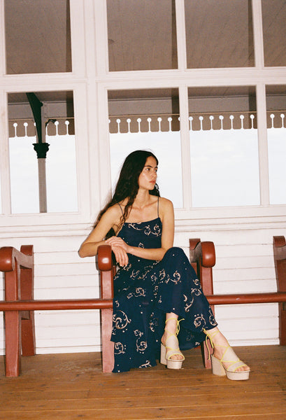 Poetic Slip Dress - Insignia Blue