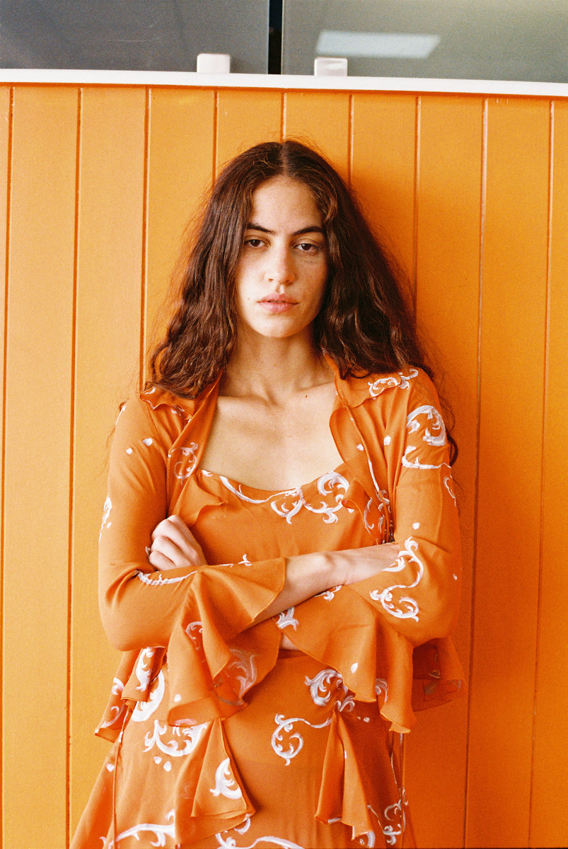 Poetic blouse - Gold Flame