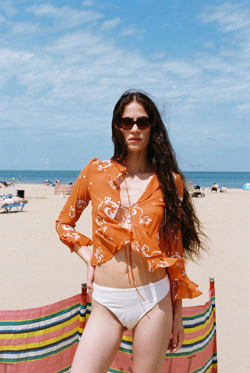Poetic blouse - Gold Flame