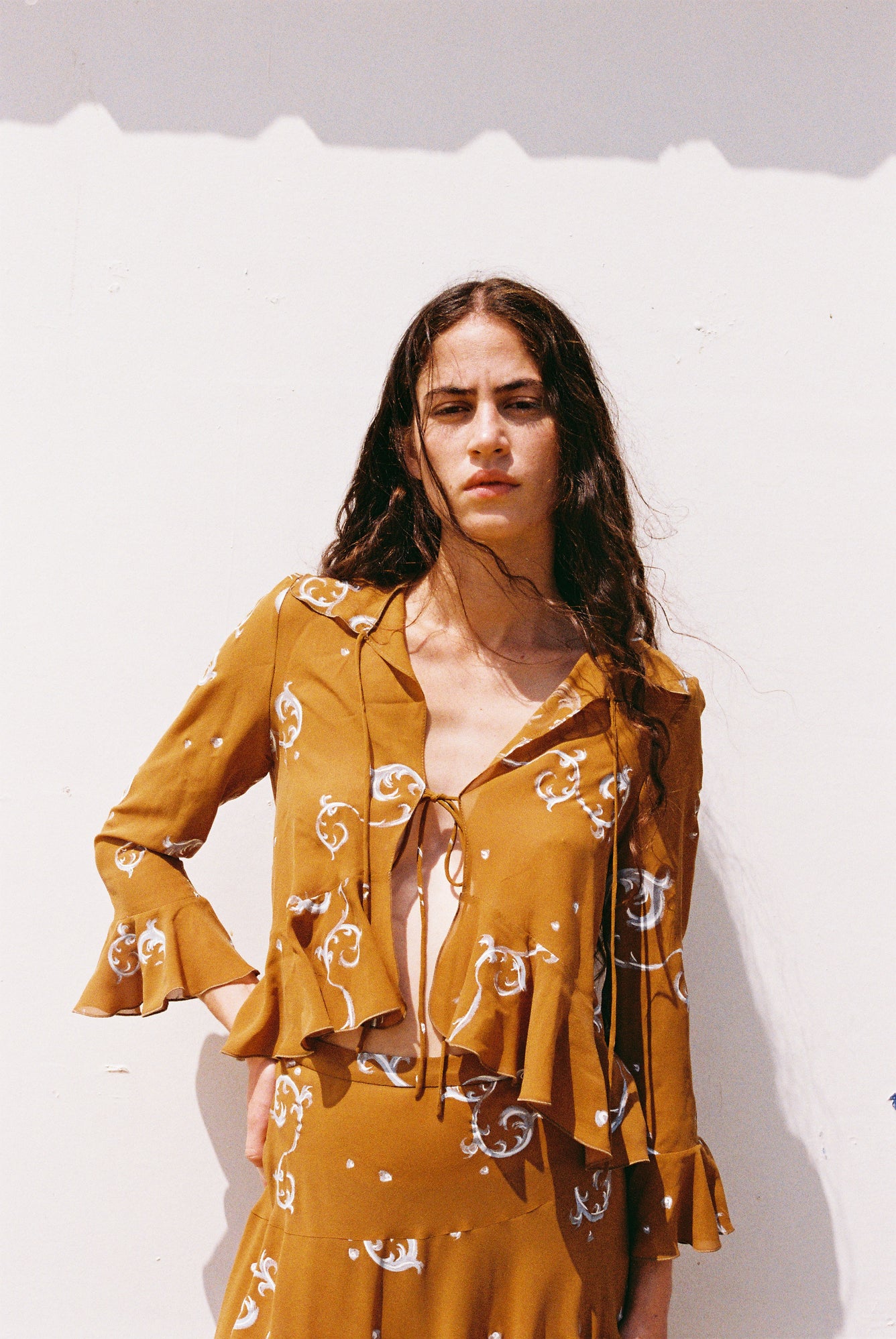 Poetic blouse - Bronze Brown