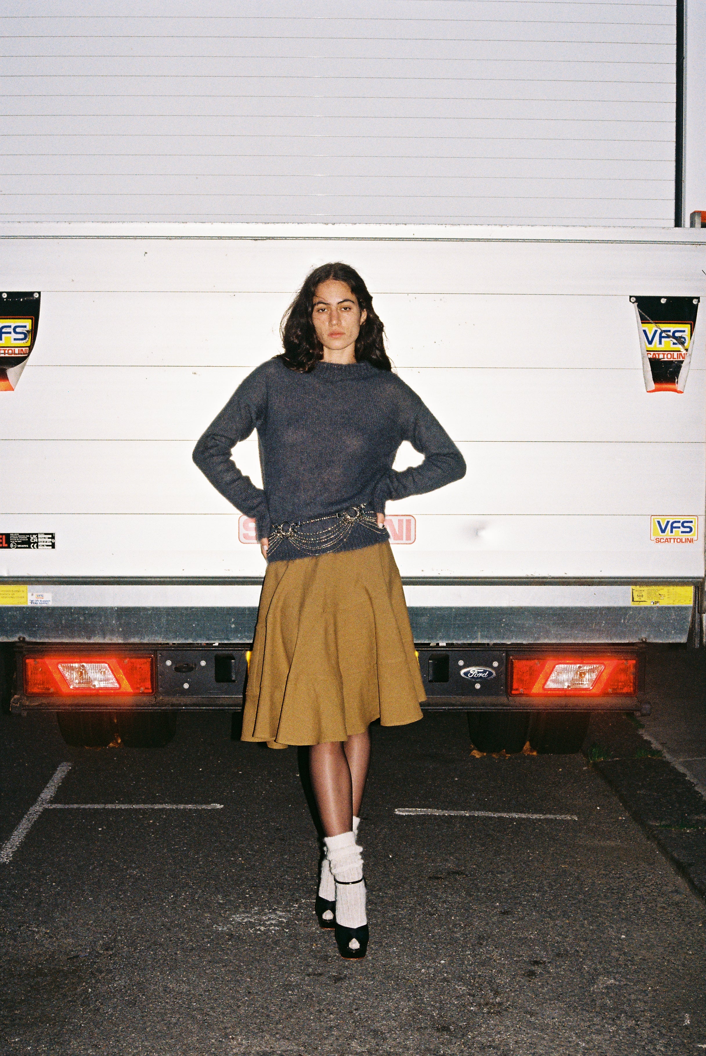 Demi Twirl Skirt - Sigaro