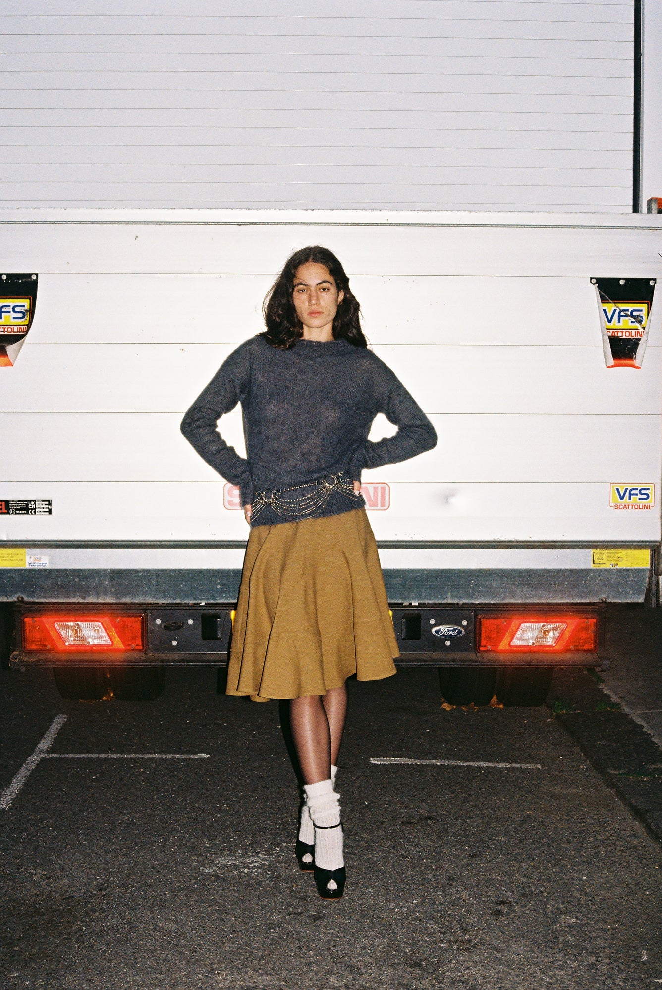 Demi Twirl Skirt - Sigaro