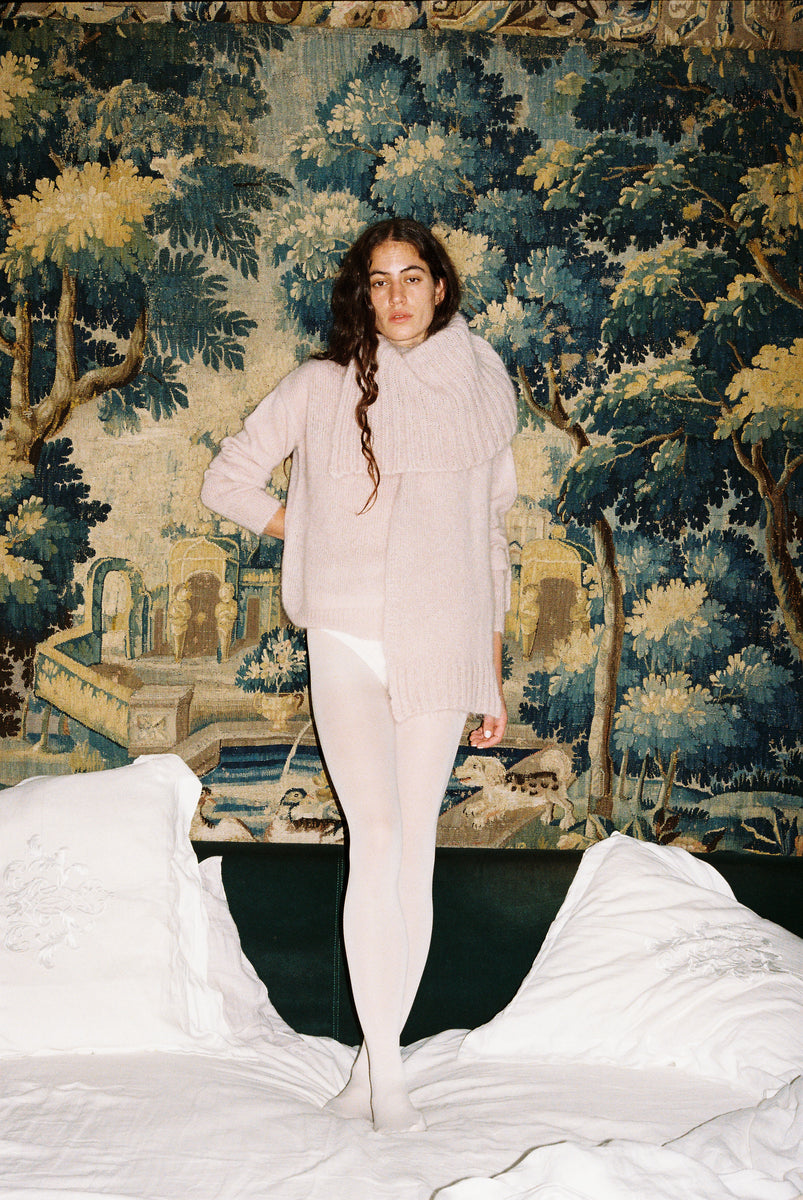 Everyday Jumper - Petal Pink Mohair
