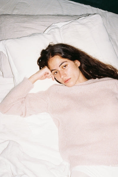 Everyday Jumper - Petal Pink Mohair