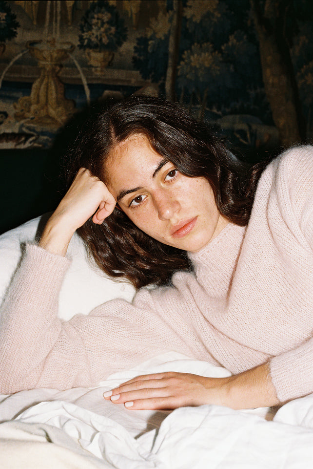 Everyday Jumper - Petal Pink Mohair