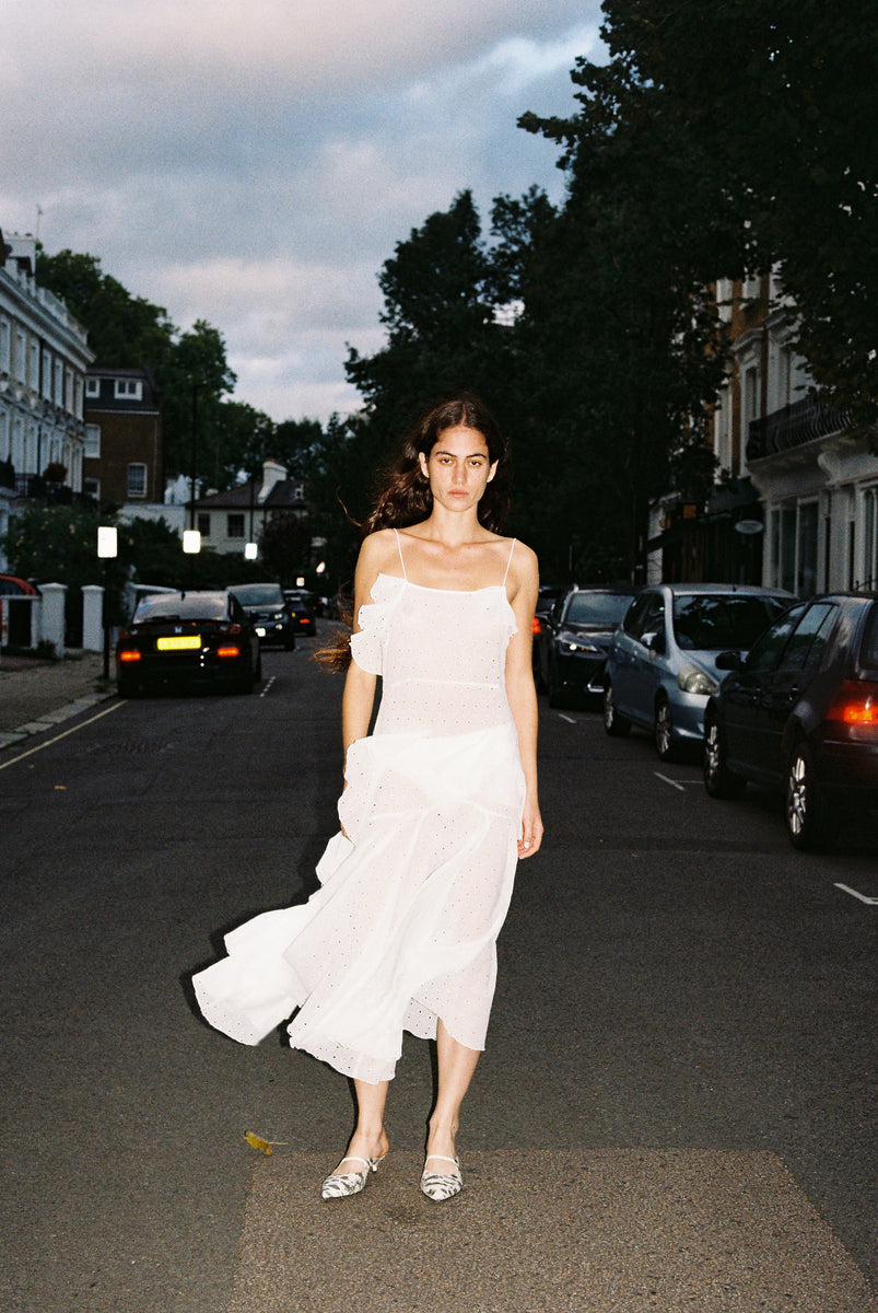 Poetic Slip Dress - Broderie Anglaise