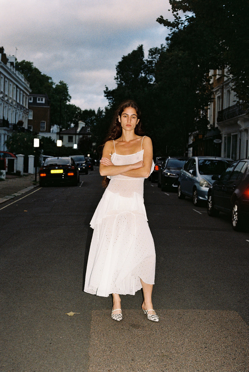 Poetic Slip Dress - Broderie Anglaise