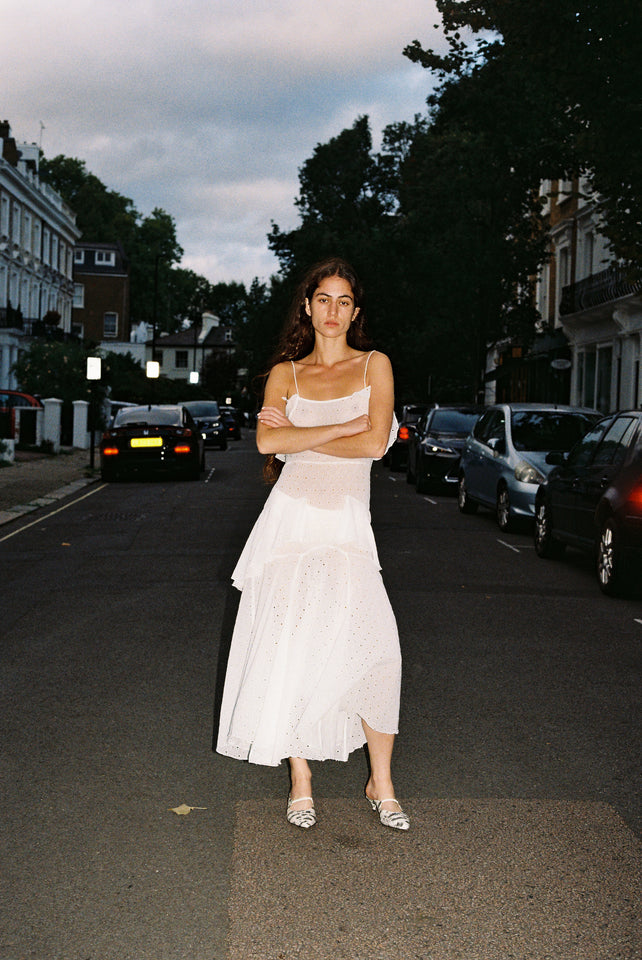 Poetic Slip Dress - Broderie Anglaise