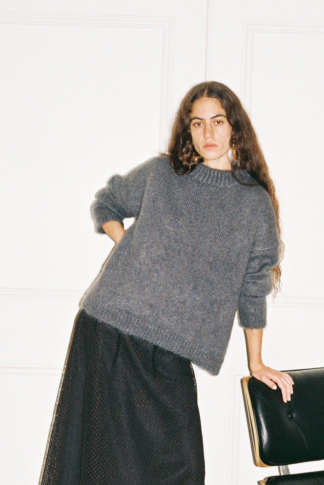 Super Relaxed Jumper - Pavement Grey Mohair