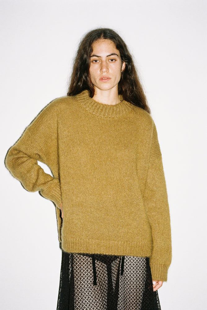 Super Relaxed Jumper - Caramel Mohair