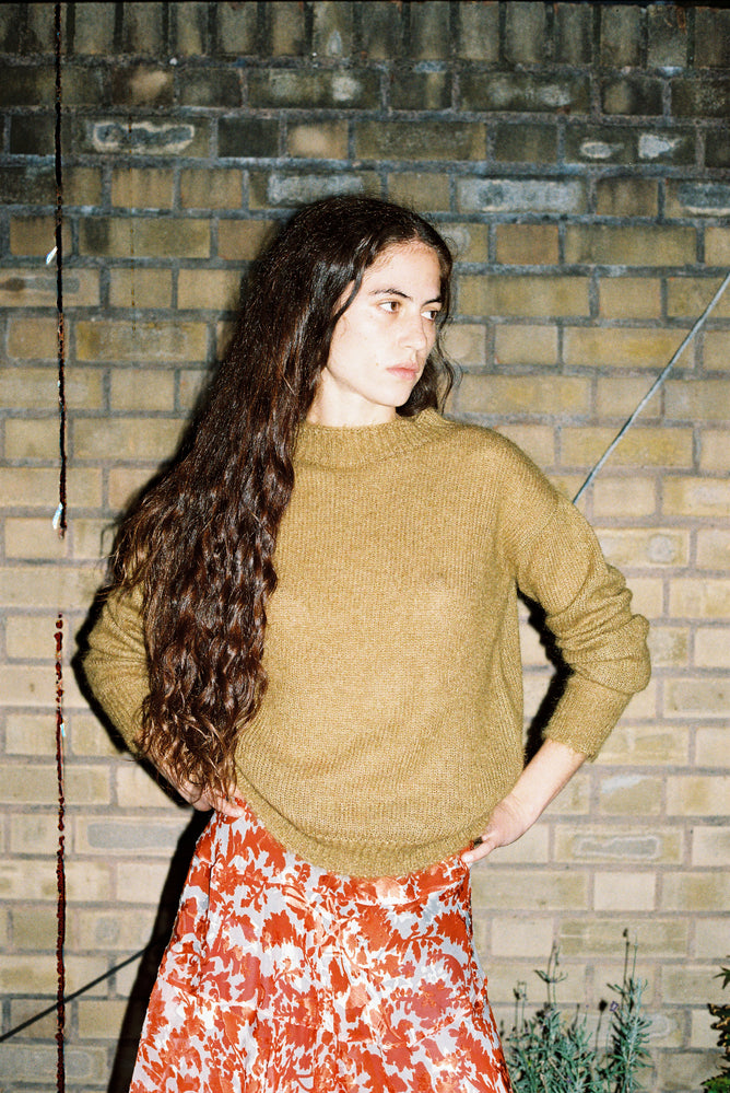 Everyday Jumper - Caramel Mohair